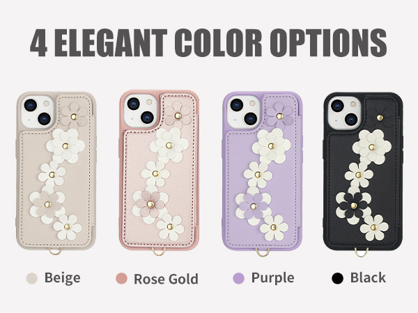 iphone 13 wallet case with card holder iphone 14 wallet case for women