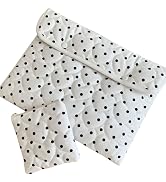 Polka Dots Puffy Laptop Sleeve Cute Quilted Laptop Case Padded Laptop Flap Case for MacBook, 13 I...