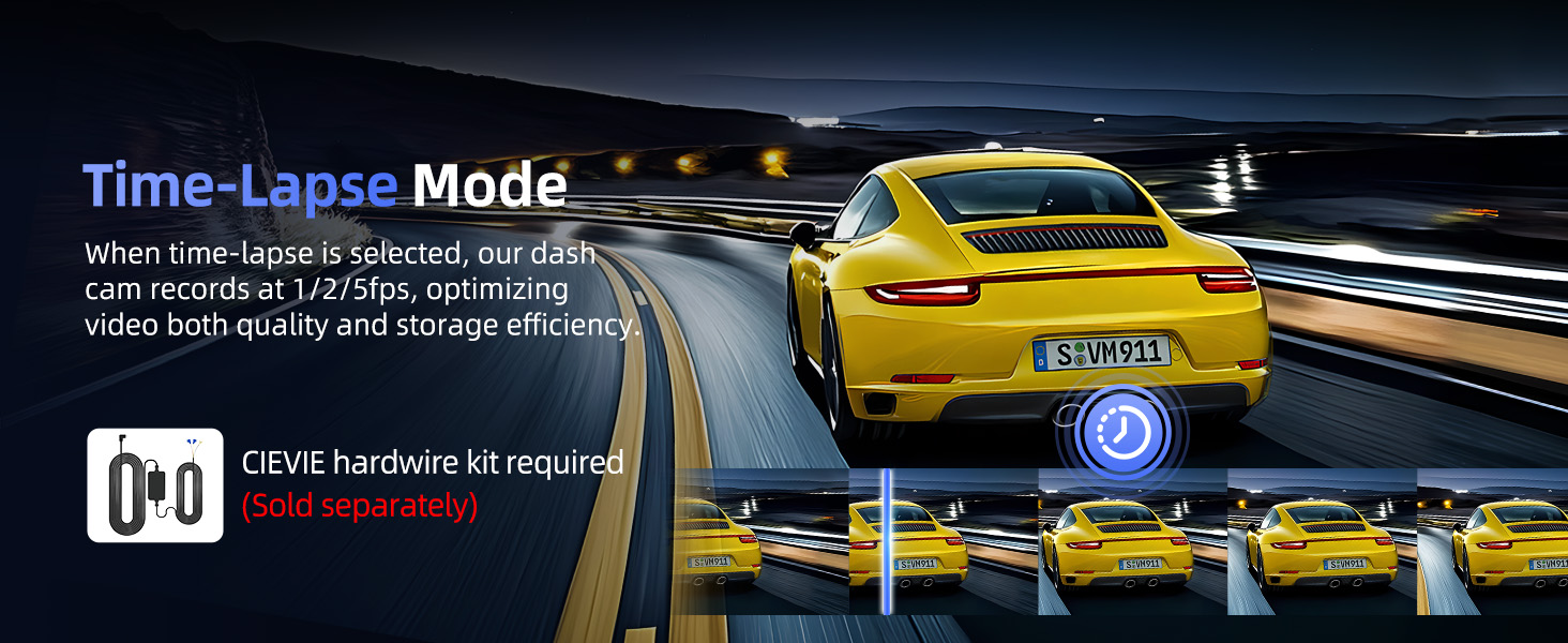 CIEVIE DASH CAM FRONT