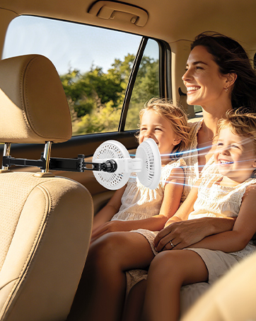rechargeable car fan