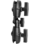 WINDFRD 8.1" Double Socket Swivel Ratchet Arm, Compatible with RAM Mount, iBolt 1.5" / C Size / 3...