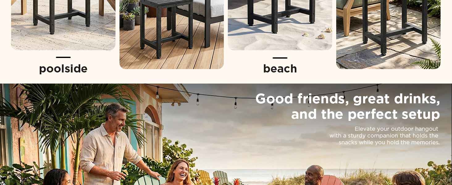 outdoor side table
