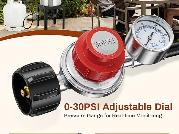 adjustable propane regulator