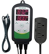 Inkbird Dual Stage Temperature Controller Heating and Cooling with AC 100 to 240V ITC-308S and NT...