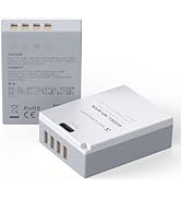 K&amp;F CONCEPT NP-W126 NP-W126S Battery, 2-Pack USB C XM5 Battery Compatible with Fujifilm XM5, XE5,...