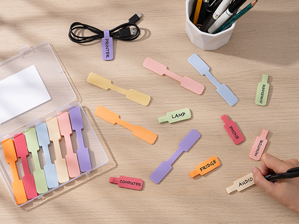 Trilancer Cable Cord Labels Large Size