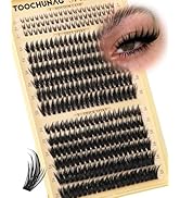 Spiky Manga Lash Clusters 12-20mm Long Eyelash Clusters 80D+100D Cluster Eyelash Extensions with ...