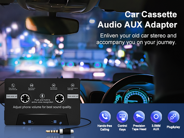car cassette aux adapter
