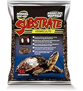 Hamiledyi Reptile Substrate Vermiculite Bedding Snake Hibernant moisturizing Soil Terrarium Beddi...