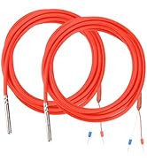 Diymore PT1000 Thermal Resistor,3M Silicone Cable,Stainless Steel Probe, -122?~356? Temperature S...