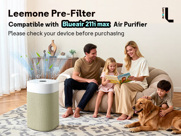 Compatible with Blueair 211i max Air Purifier