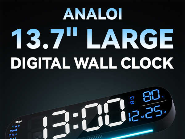 Digital Wall Clock