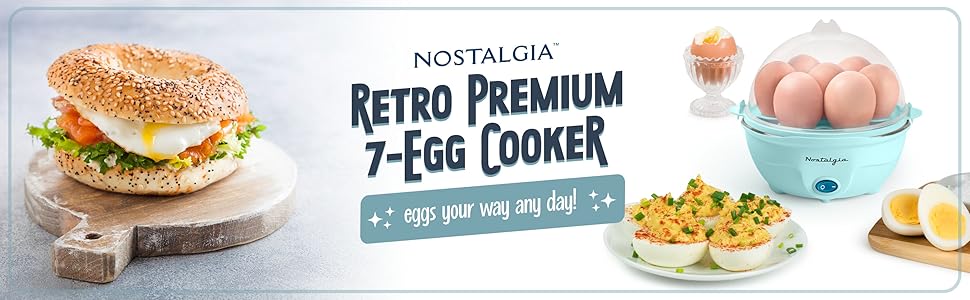 Retro Premium 7 egg cooker