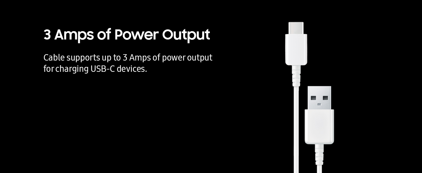3 Amps of power output, 1 meter, white, universal compatibility