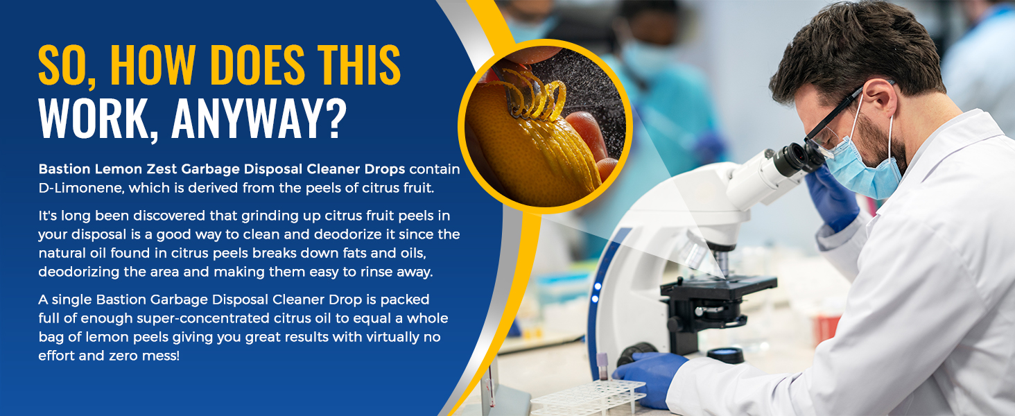 Bastion Garbage Disposal Cleaner Lemon Drops