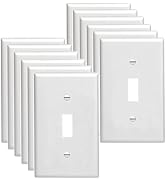 (UL Listed)Light Switch Cover Plate,Toggle Light Switch Wall Plate,Toggle Wall Plate Cover,Standa...