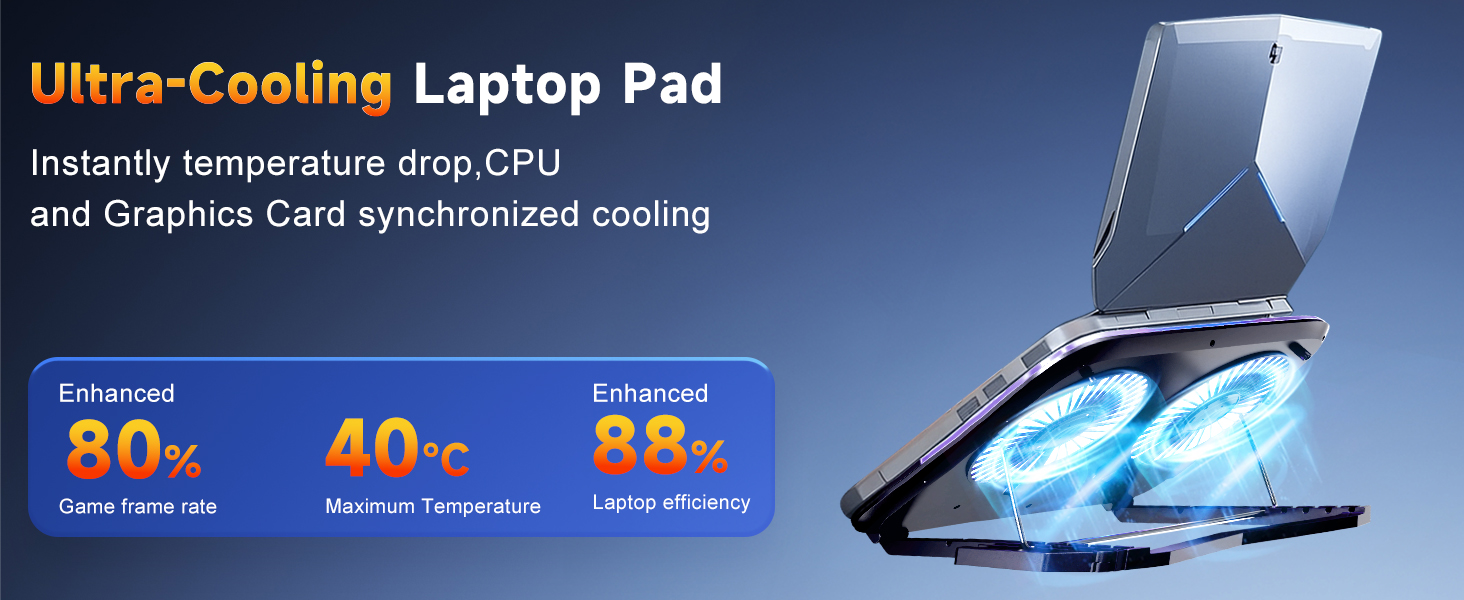 laptop fan cooling pad