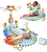 Fisher-Price Baby Play Mat 3-in-1 Kick &amp; Sway Gym Sensory Activity Toy for Newborn Developmental ...