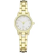 TWOPTION Womens Waterproof Wrist Watch,Women's Small Thin Analog Bracelet Quartz Watch Dainty Chr...