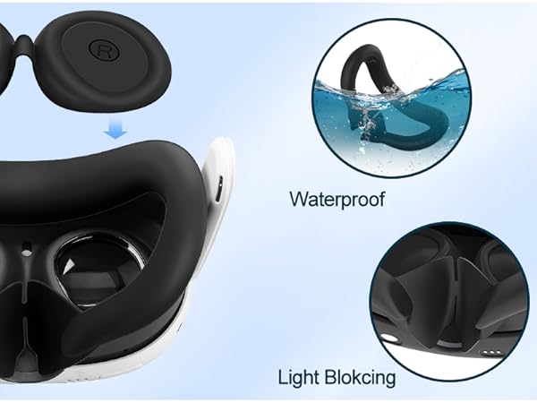 meta quest 3 silicone cover