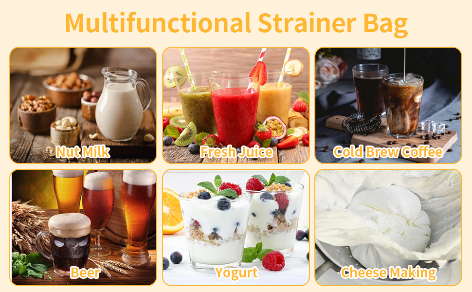 milk bags for straining