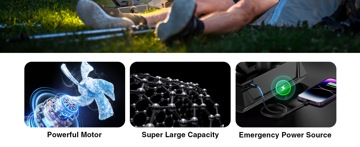 ventilador recargable