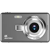 Vlogging Camera Digital Camera Mini Cameras for Photography with 48MP, 2.4 Inch LCD Screen, 4X Di...