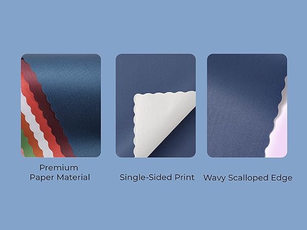 Wavy Scalloped Edge