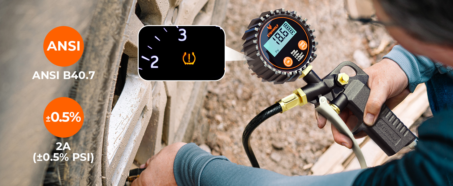 T500 tire pressure gauge