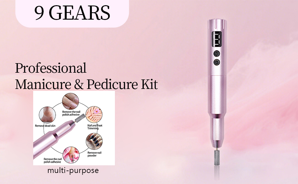 9-gear, multi-purpose nail polish pen