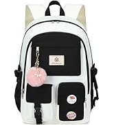 Laptop Backpacks 15.6 Inch School Bag Elementary Middle High College Backpack Cute Bookbags Anti ...