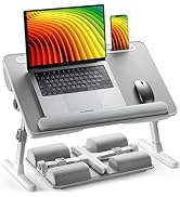 HUANUO Laptop Bed Desk, Laptop Tray Computer Lap Desk for Bed Couch Sofa, Bed Tray for Working, E...