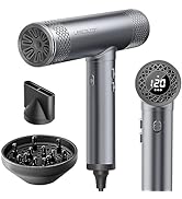 Hair Dryer, LESCOLTON Professional Ionic Blow Dryer with 1500W 110,000RPM Brushless Motor for Fas...