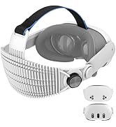 APEXINNO A3 Ultra-Light Head Strap for Meta Quest 3/Quest 3S Accessories,3.17oz Adjustable Comfor...