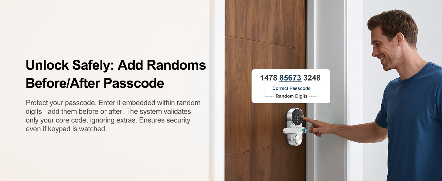 security tuya wifi door lock
