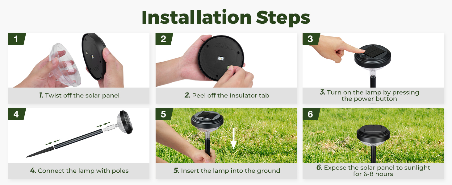 Solar driveway lights