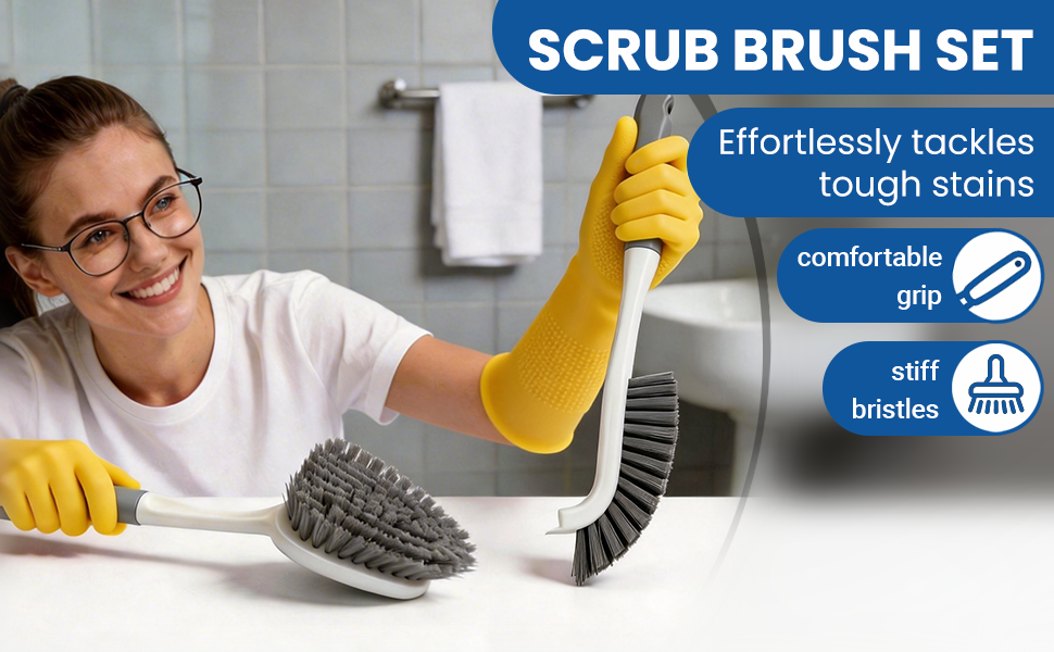 scrub brush set