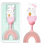 Toddler U-Shaped Toothbrush for 2-6 Years, Training Toothbrush, Kids Toothbrush, Food Grade Soft ...