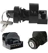 GSTP 6 Pin Ignition Key Switch Compatible with Polaris Ranger RZR Sportsman 400 425 500 570 700 8...