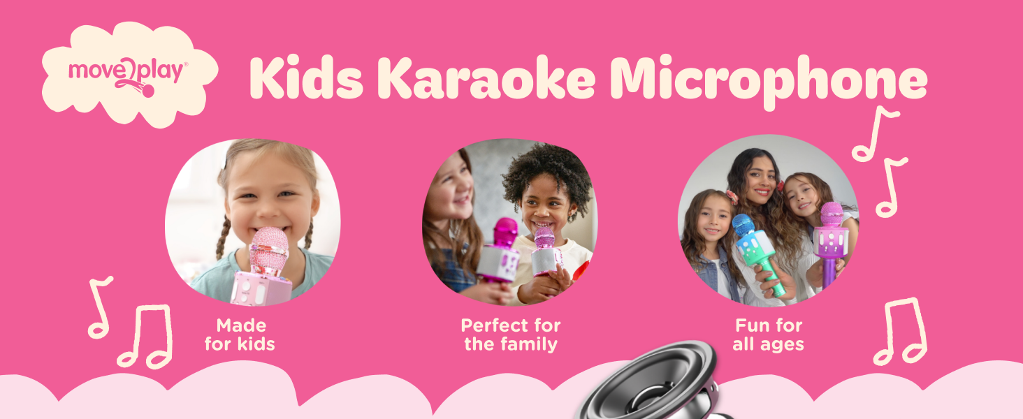 Kid Star Karaoke pink Microphone