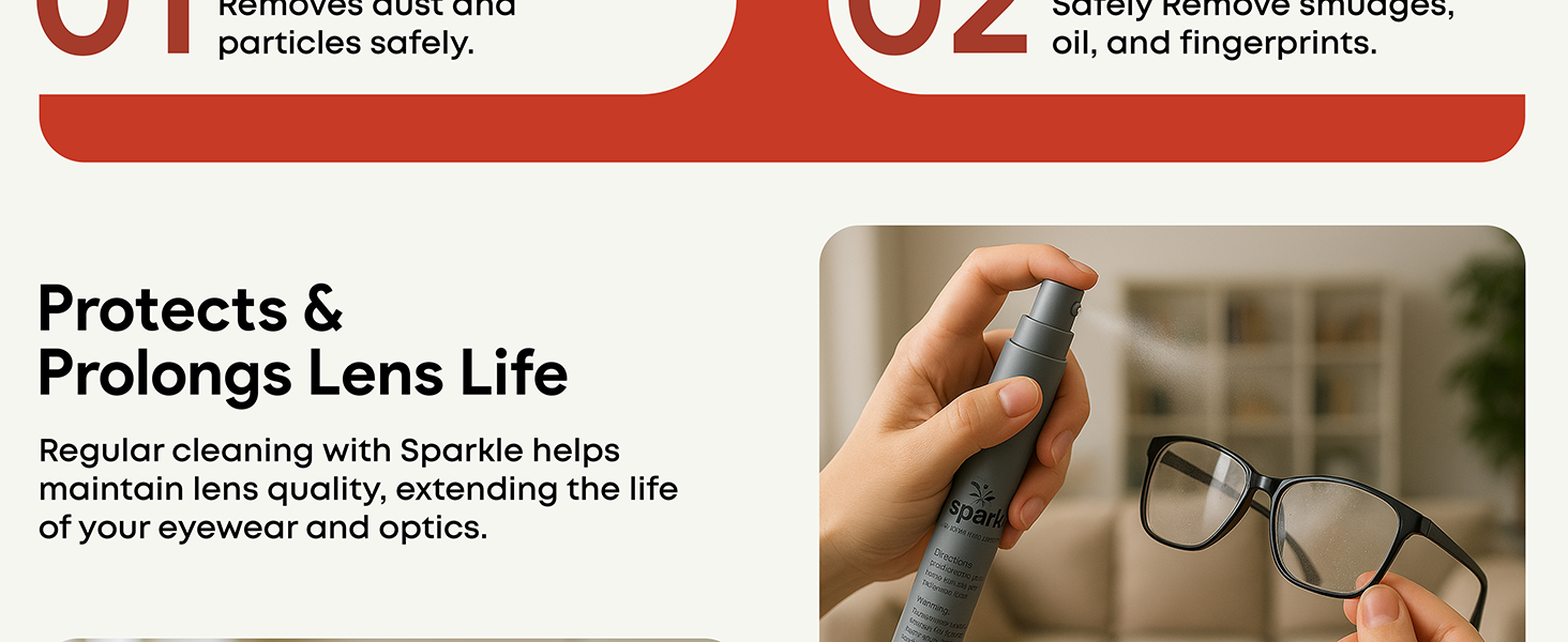 lens cleaner spray, camera lens cleaner, sunglasses cleaning kit, reading glasses cleaner