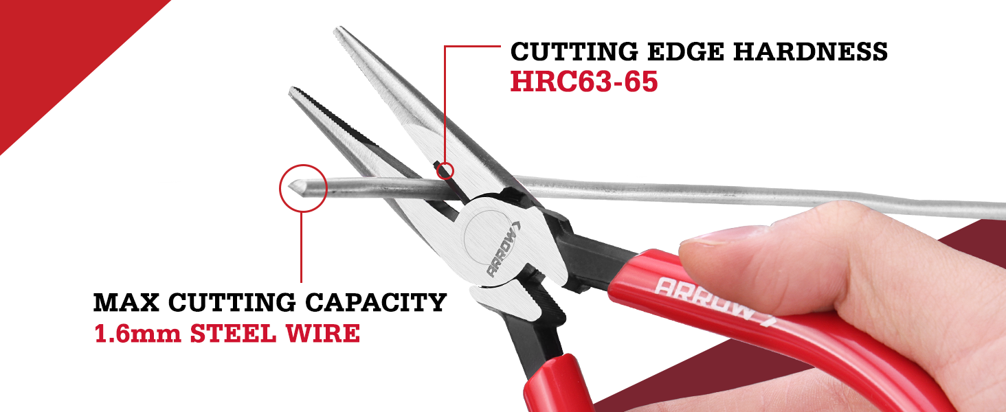 AHT03001AZ ARROW 6IN LONG NOSE PLIERS
