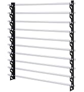 Yescom Wall Mount Vinyl Roll Holder Rack, 10 Rolls Metal Craft Organizer | for Transfer Paper, Wi...