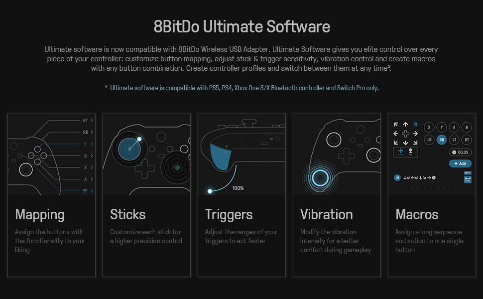 Switch Pro adapter Switch Joy-con adapter PS5 PS4 Controller adapter