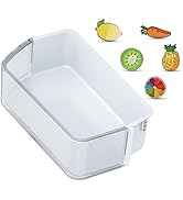 Rimous DA97-12657A Refrigerator Door Shelf Replacement (LEFT Side) for Samsung RF262BEAESR, RF261...