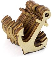 Summer-Ray 20pcs Laser Cut Wooden Veneer Anchor 4" Scrapbooking Embellishment