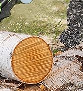 WORKPRO Mini Chainsaw, 6.3“ Cordless Electric Compact Chain Saw with 2 Batteries, One-Hand Operat...