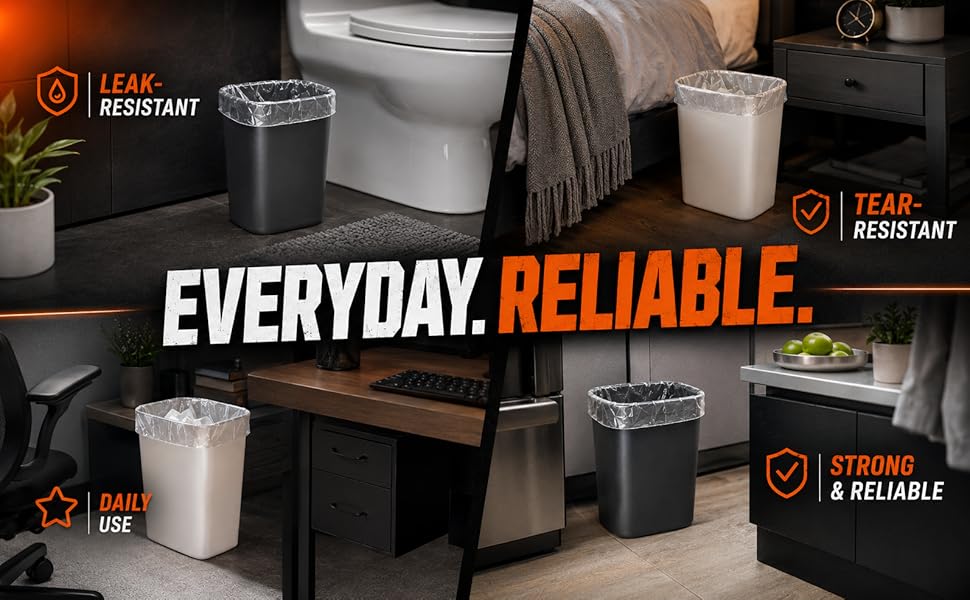 bathroom trash bags