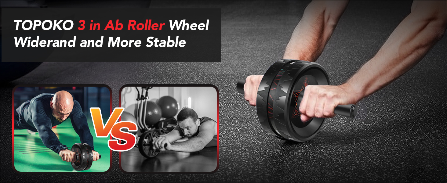 Ab Roller Wheel Exercise Equipment for Core Workout