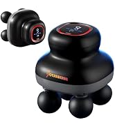 Massage Gun – Electric Body Massager with 4 Heads, Handheld Percussion Muscle Massager, Deep Tiss...